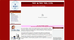 Desktop Screenshot of nec-necnigltd.com