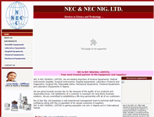 Tablet Screenshot of nec-necnigltd.com